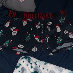 Gently used Christmas hollister boxer briefs